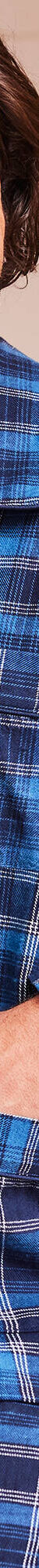 Pyjama carreaux en pilou (bleu) Pyjama carreaux en pilou (bleu)